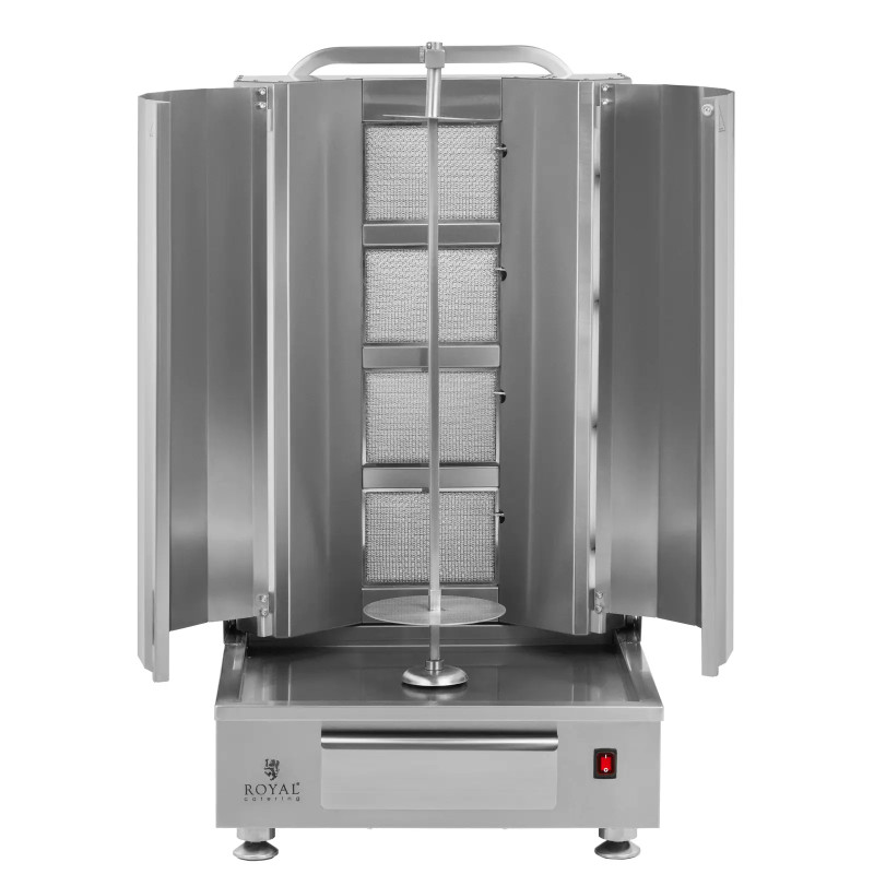Kebabų giroskopas, dujinis, iki 60 kg mėsos, 16 kW