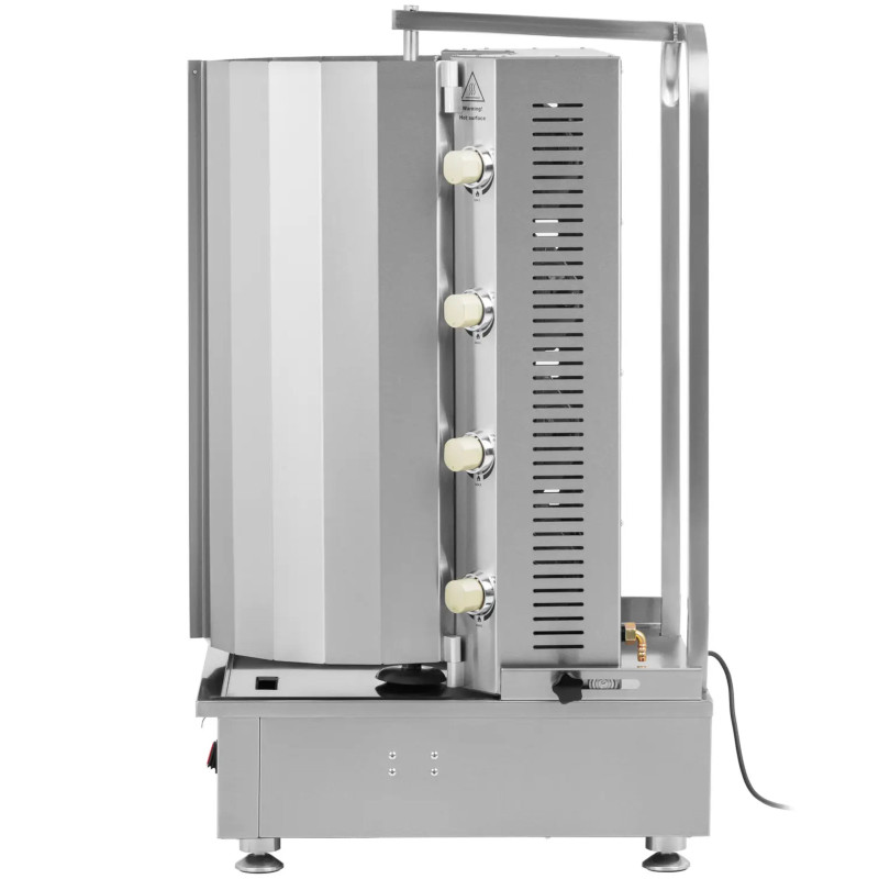 Kebabų giroskopas, dujinis, iki 60 kg mėsos, 16 kW