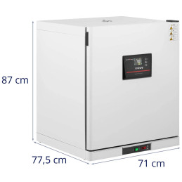 
Laboratorinis inkubatorius priverstinis oro šildytuvas 70C 210 l
