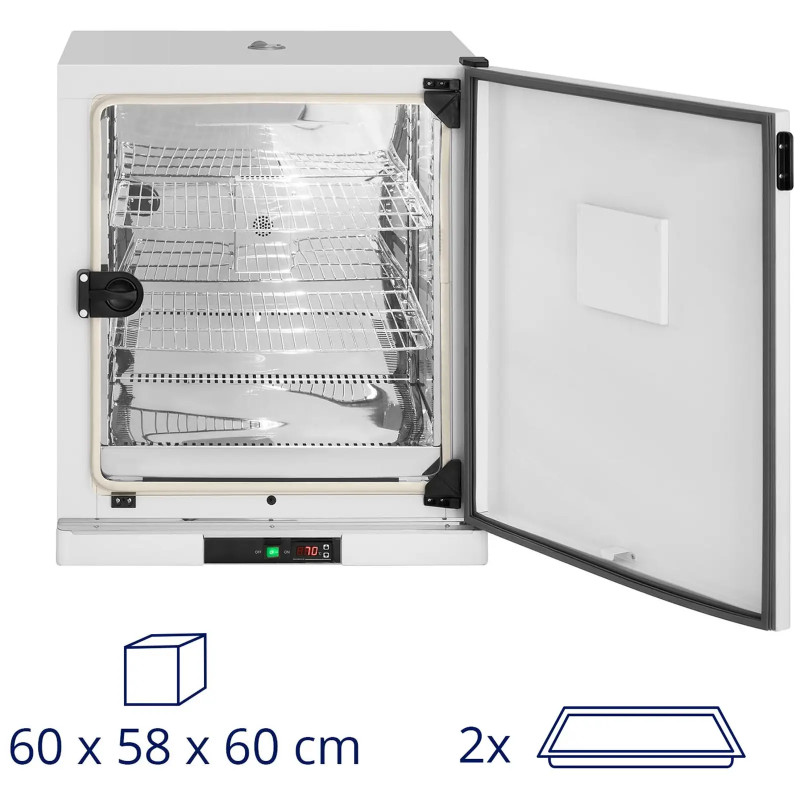 Laboratorinis inkubatorius priverstinis oro šildytuvas 70C 210 l