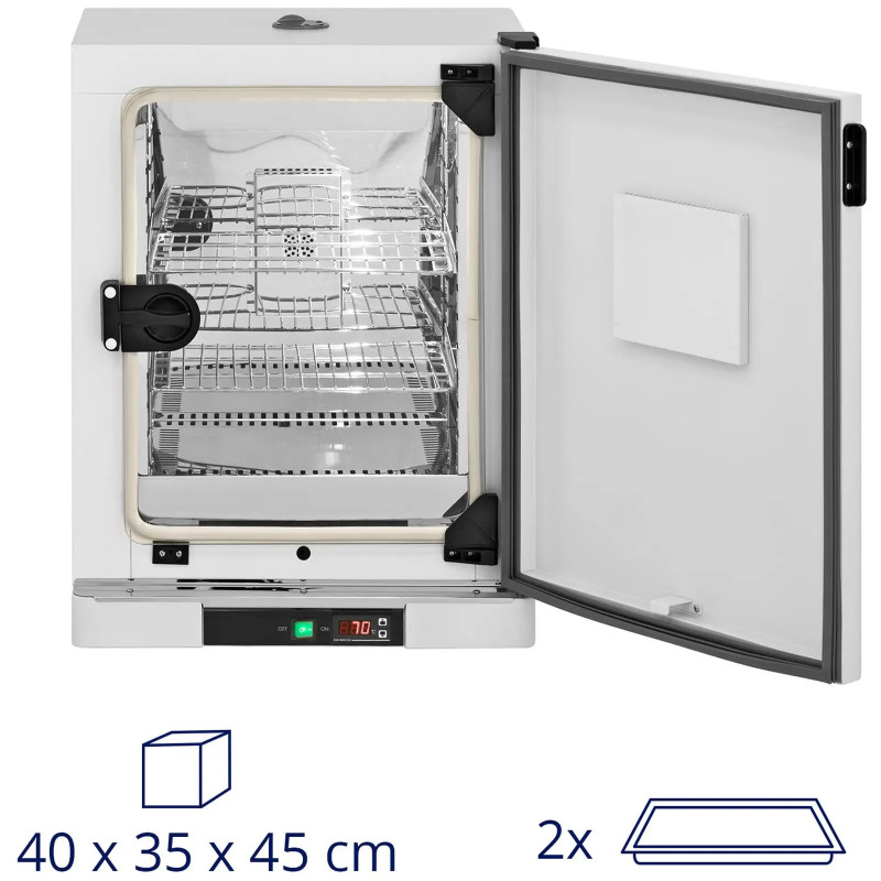 Laboratorinis inkubatorius priverstinis oro šildytuvas 70C 65 l
