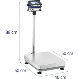 
Pramoninės platforminės svarstyklės 40 x 50 cm 120 kg / 0,005 kg
