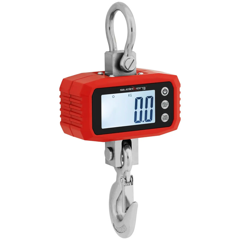 
Pakabinamos kablio svarstyklės sandėlio LCD 1000 kg / 100 g
