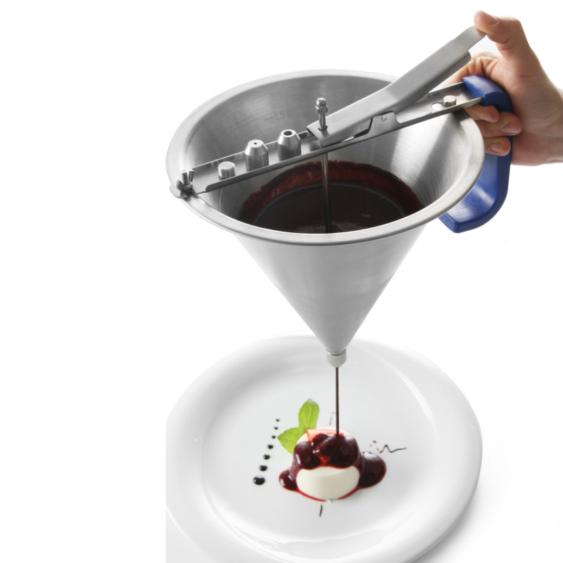 Plieninis pistoleto dozatorius padažams ir kremams - Hendi 551806