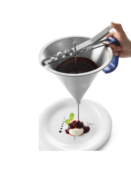 Plieninis pistoleto dozatorius padažams ir kremams - Hendi 551806