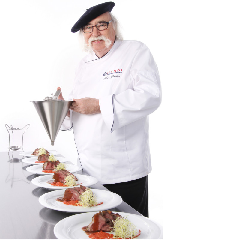 Plieninis pistoleto dozatorius padažams ir kremams - Hendi 551806