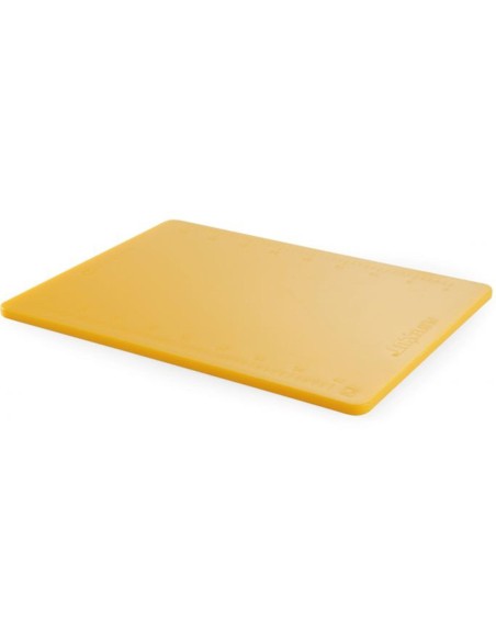 HACCP pjaustymo lenta su matavimo juostele Perfect Cut geltona - Hendi 826454 HACCP pjaustymo lenta su matavimo juostele Perfect Cut geltona - Hendi 826454