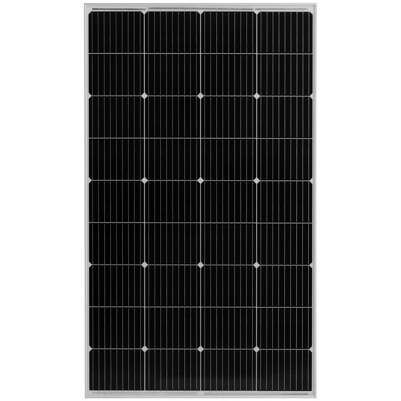 Monokristalinis saulės skydelis fotovoltinis su apėjimo diodu 22,46 V 160 W