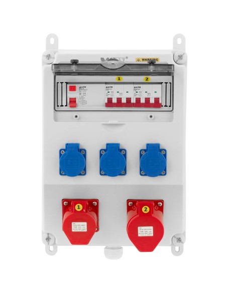 Elektros skirstomoji plokštė 3 x Schuko 2 x CEE diferencialinis jungiklis 2 x instaliacija
 
Elektros skirstomoji plokštė 3 x Schuko 2 x CEE diferencialinis jungiklis 2 x instaliacija