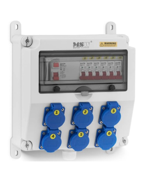 Elektros paskirstymo skydas 6 x „Schuko“ diferencialiniai jungikliai 6 x instaliacija
 
Elektros paskirstymo skydas 6 x „Schuko“ diferencialiniai jungikliai 6 x instaliacija
