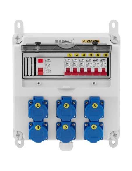 Elektros paskirstymo skydas 6 x „Schuko“ diferencialiniai jungikliai 6 x instaliacija
 
Elektros paskirstymo skydas 6 x „Schuko“ diferencialiniai jungikliai 6 x instaliacija