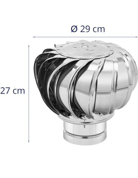 Sukamasis vėdinimo kamino gaubtas pagamintas iš plieno, skersmuo 12 cm
 
Sukamasis vėdinimo kamino gaubtas pagamintas iš plieno, skersmuo 12 cm