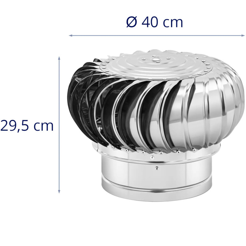 Sukamasis vėdinimo kamino gaubtas pagamintas iš plieno, skersmuo 25cm