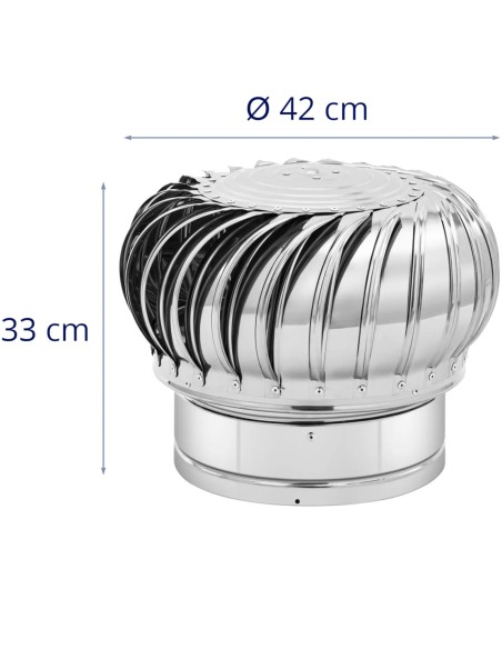 Sukamasis vėdinimo kamino gaubtas pagamintas iš plieno, skersmuo 30cm
 
Sukamasis vėdinimo kamino gaubtas pagamintas iš plieno, skersmuo 30cm