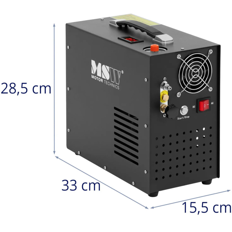 Suspausto oro kompresorius PCP 300 bar 12/ 220 V 400 W