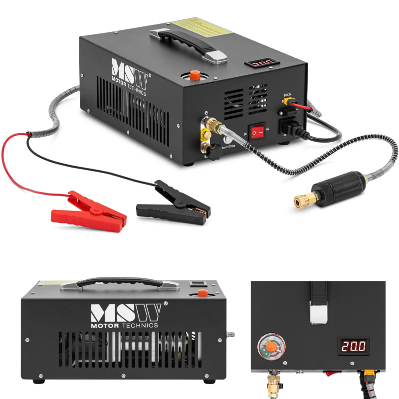 
Suspausto oro kompresorius PCP 300 bar 12/ 220 V 350 W
