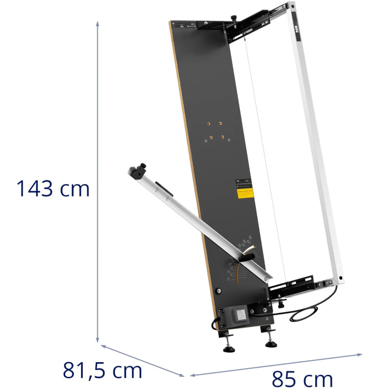 Putų polistirolo pjovimo mašina, terminis peilis ant kojų, ilgis 1070 mm, gylis 310 mm, 160 W