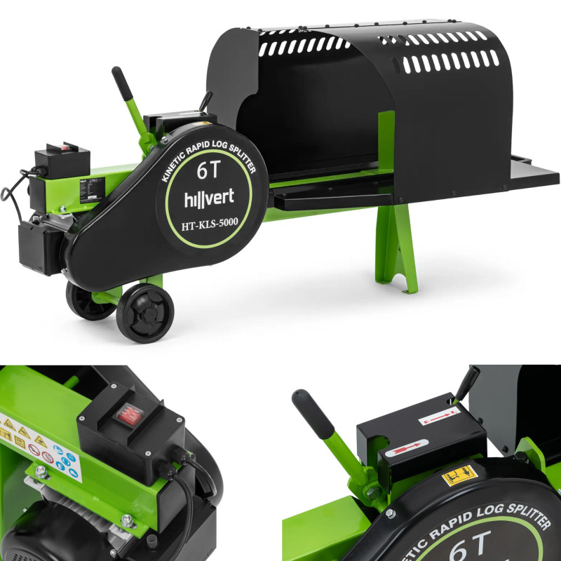 
Medienos skaldymo smulkintuvas elektrinis sk. 30cm 6t 750W

