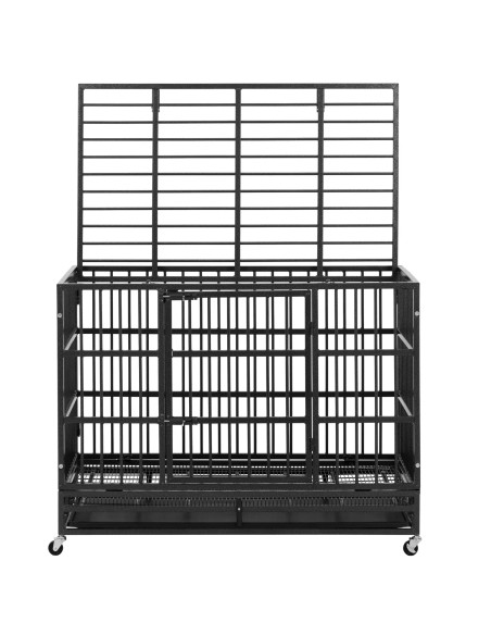 
Transportavimo narvas šunims ir gyvūnams ant ratų 120 x 76 x 90,5 cm
