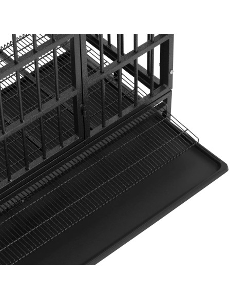 
Transportavimo narvas šunims ir gyvūnams ant ratų 120 x 76 x 90,5 cm
