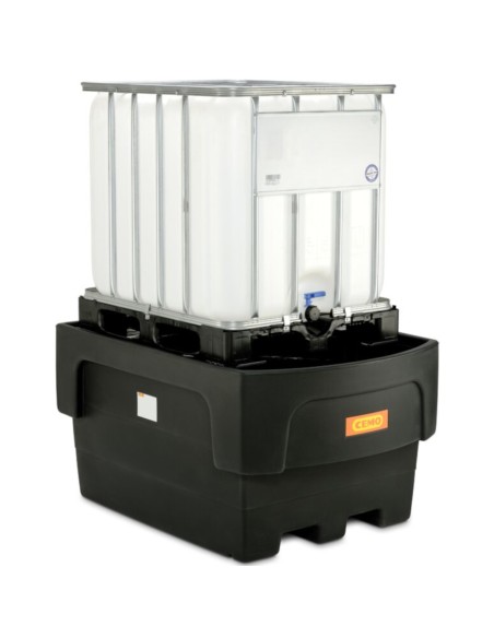 
Baseinas 1 IBC bakui 1100L plastikinis PE CEMO 10950
