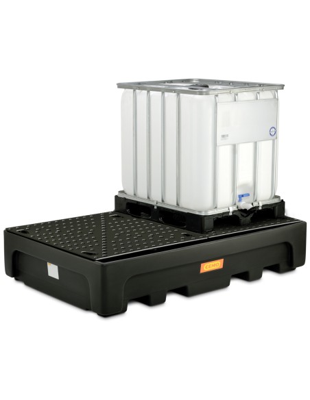 
Gaudymo baseinas 2 IBC bakams 1100L plastikinis PE CEMO 10952
