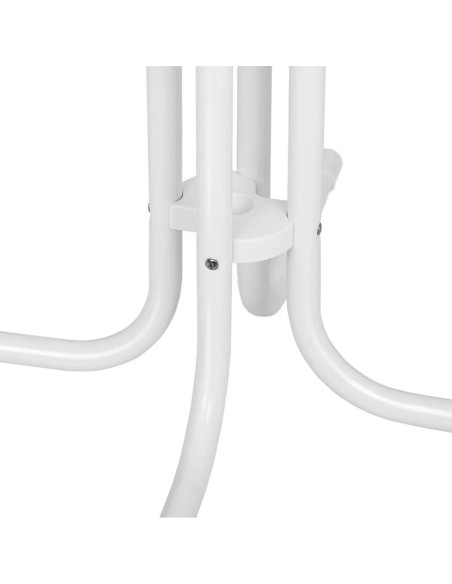 
Stalo baro stalas apvalus aukštas sulankstomas sk. 80 cm aukštis 110 cm baltos spalvos
