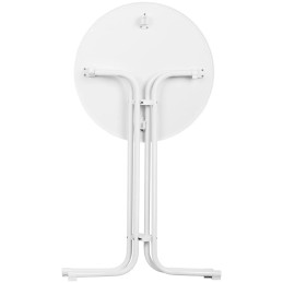 
Stalo baro stalas apvalus aukštas sulankstomas sk. 80 cm aukštis 110 cm baltos spalvos
