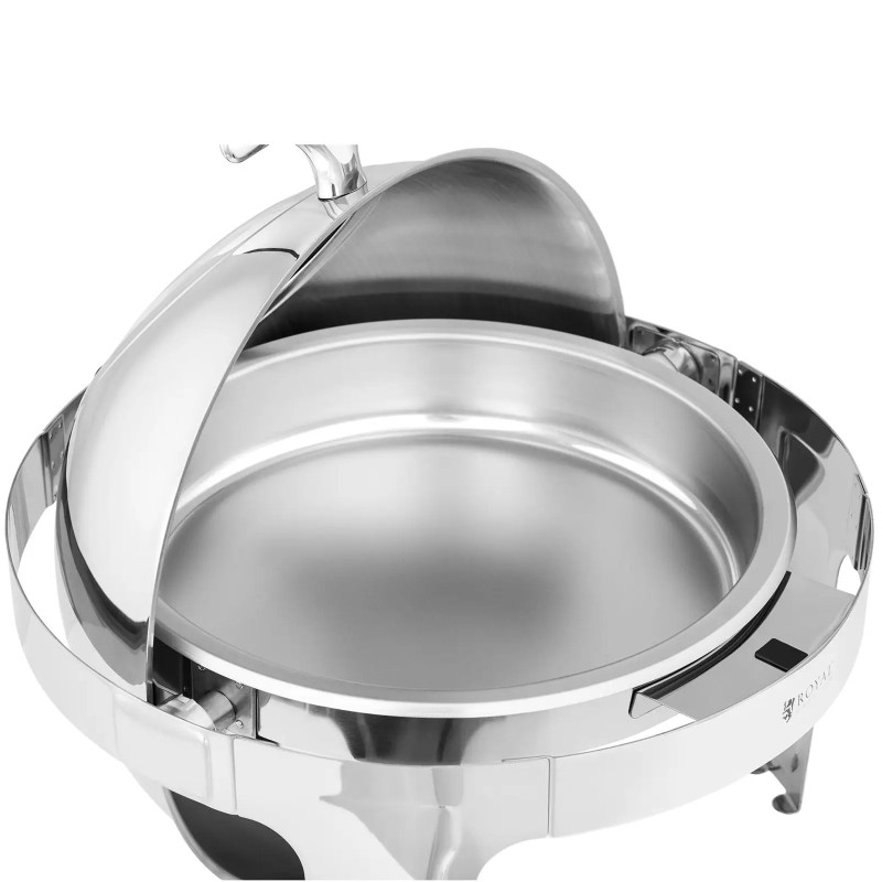 
Apvalus bain-marie švediško stalo šildytuvas makaronų patiekalams su dangteliu 5,8 l
