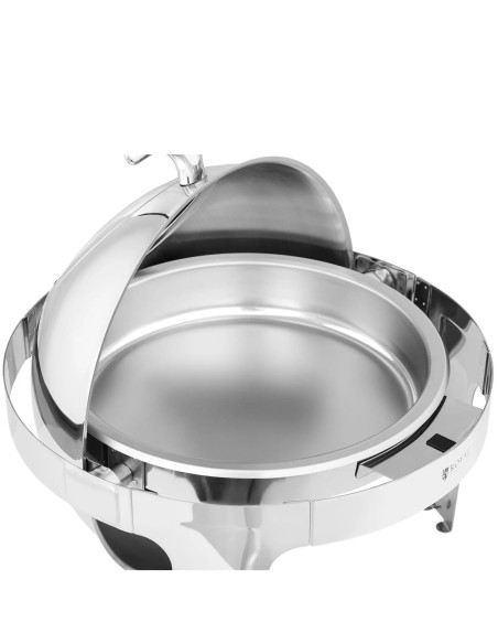 
Apvalus bain-marie švediško stalo šildytuvas makaronų patiekalams su dangteliu 5,8 l
