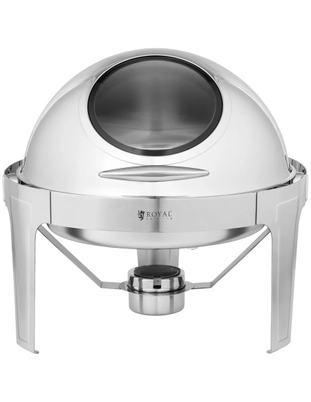 
Apvalus bain-marie švediško stalo šildytuvas makaronų patiekalams su dangteliu 5,8 l
