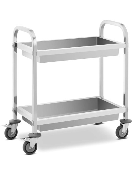 
Maitinimo vežimėlis 2 lentynos 62,6 x 33,5 x 10 cm iki 72 kg
