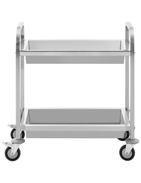 
Maitinimo vežimėlis 2 lentynos 62,6 x 33,5 x 10 cm iki 72 kg
