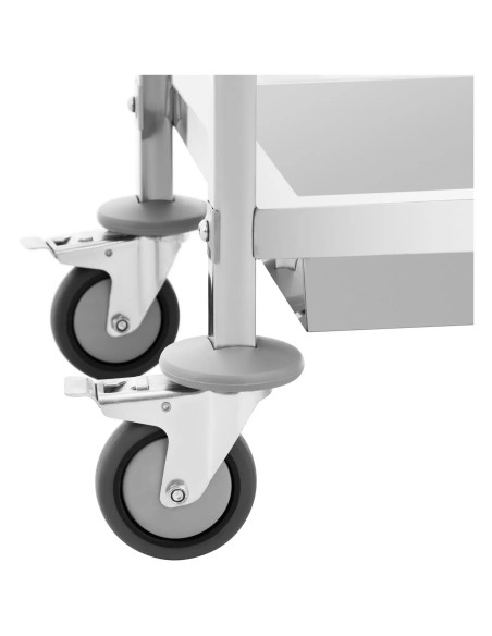 
Maitinimo vežimėlis 2 lentynos 62,6 x 33,5 x 10 cm iki 72 kg
