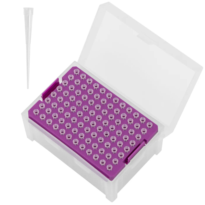 Pipetės antgaliai 10 ul be DNazės/ RNazės - rinkinys 10 x 96 vnt.