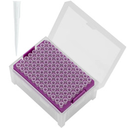 
Pipetės antgaliai 200 ul be DNazės/ RNazės - rinkinys 10 x 96 vnt.
