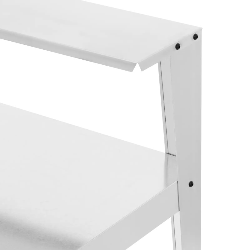 Sodo stalas augalams sodinti su lentyna, plieninis, 112 x 61 x 109 cm