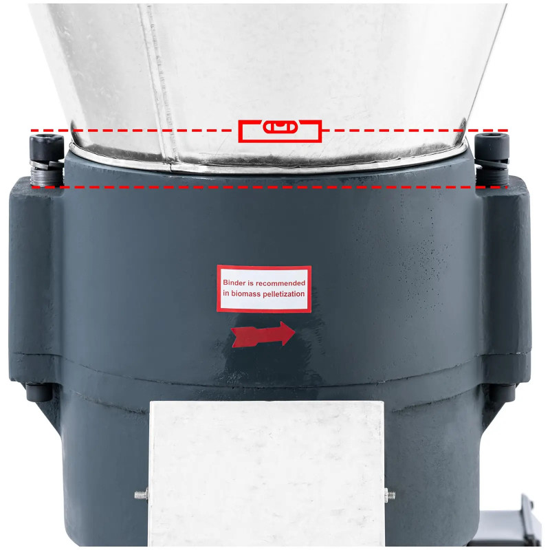 Granulių malūno granuliavimo mašina granulėms pjuvenų padavimas mobili 15 kW 400 V 600 kg/ h dia. 260 mm