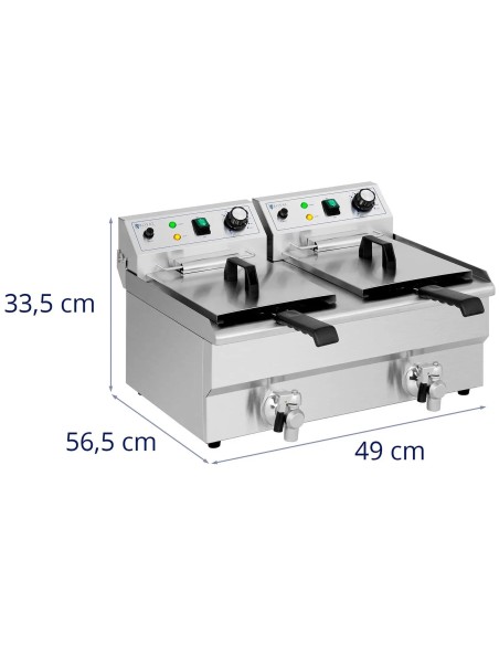 Dviguba gruzdintuvė, dviguba kamera, 2 x 11 l, 6000 W
 
Dviguba gruzdintuvė, dviguba kamera, 2 x 11 l, 6000 W