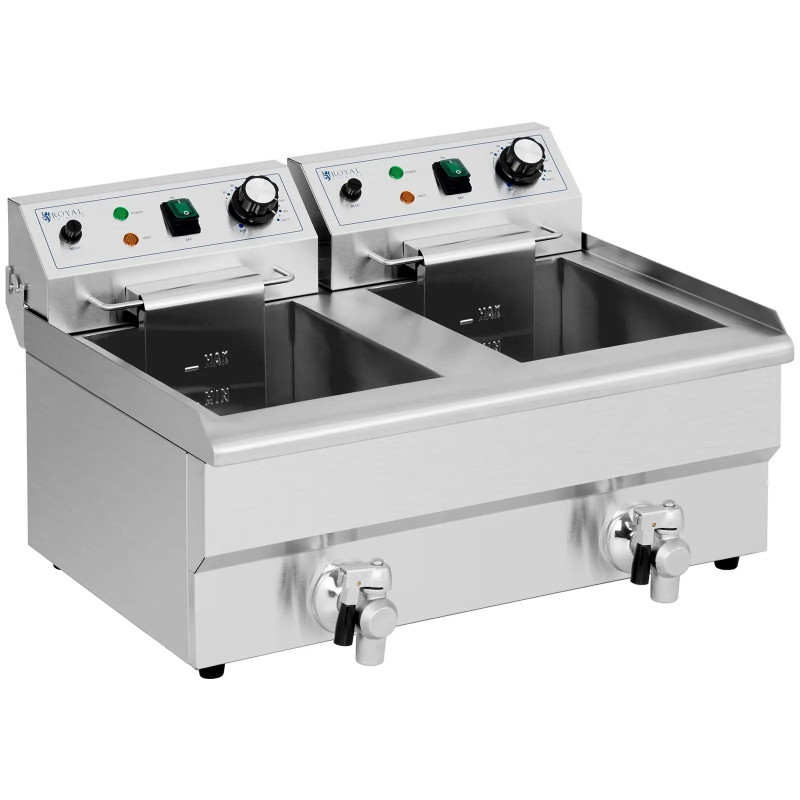 Dviguba gruzdintuvė, dviguba kamera, 2 x 11 l, 6000 W
