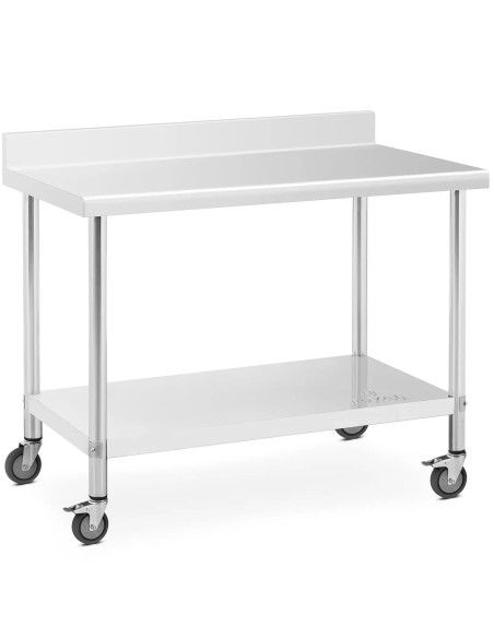 Sieninis stalviršio stalas su ratlankiu ant ratukų 1 lentyna 120 x 60 cm iki 158 kg
 
Sieninis stalviršio stalas su ratlankiu ant ratukų 1 lentyna 120 x 60 cm iki 158 kg