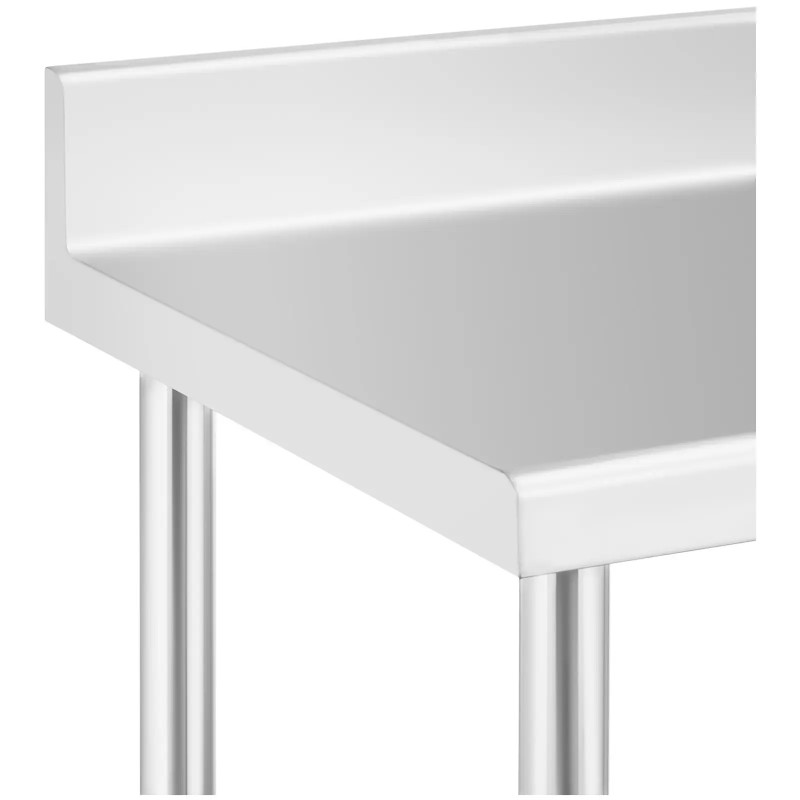 Sieninis stalviršio stalas su ratlankiu ant ratukų 1 lentyna 120 x 60 cm iki 158 kg