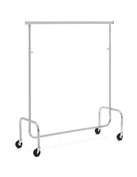 Stovima drabužių kabykla ant ratukų, reguliuojama 150-220 cm
 
Stovima drabužių kabykla ant ratukų, reguliuojama 150-220 cm