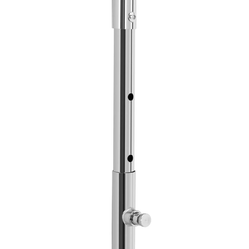 Stovima drabužių kabykla ant ratukų, reguliuojama 150-220 cm