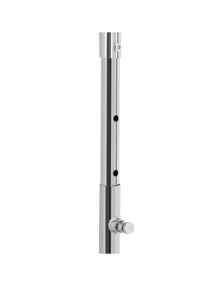 Stovima drabužių kabykla ant ratukų, reguliuojama 150-220 cm
 
Stovima drabužių kabykla ant ratukų, reguliuojama 150-220 cm