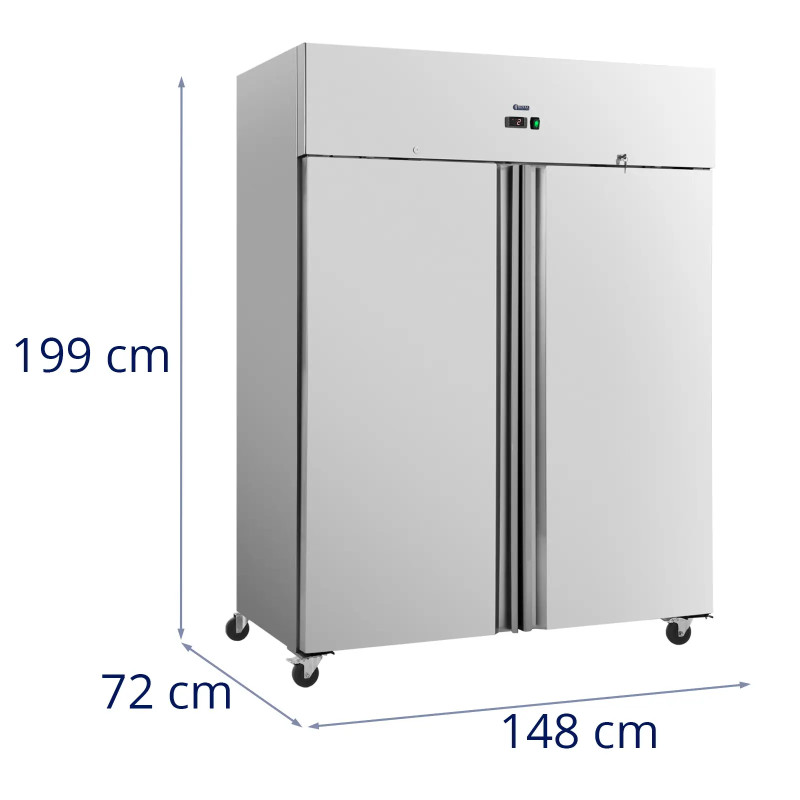 Šaldymo spinta 2 durys ant ratų 2-8C 800 l 72x148x199 cm