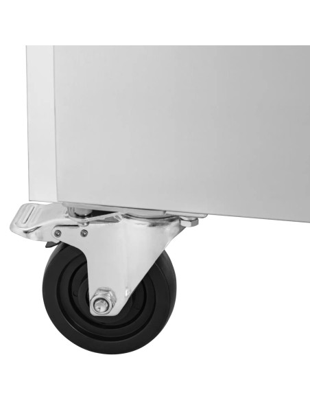 Šaldomas maitinimo stalas su ratlankiu ant ratų 3 kameros 410 l 179x70x95 cm
 
Šaldomas maitinimo stalas su ratlankiu ant ratų 3 kameros 410 l 179x70x95 cm