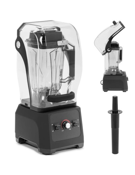 
Maišytuvas su garsui nepralaidžiu korpusu 2,5 l 24500 aps./ min 1680 W
