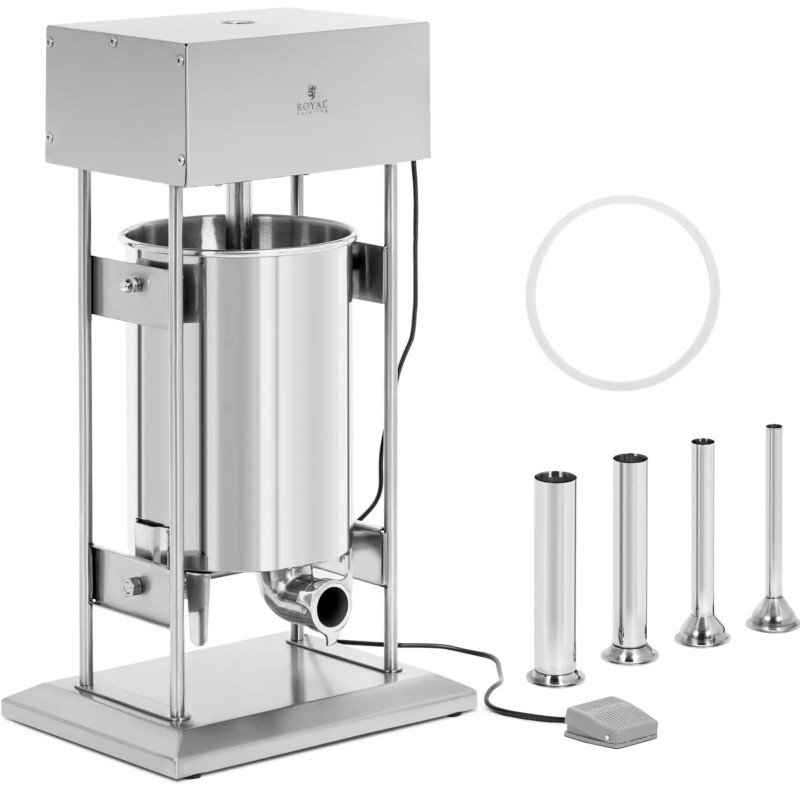 Elektrinis dešrų kimštuvas, vertikalus, 4 piltuvėliai, 20 l, 300 W