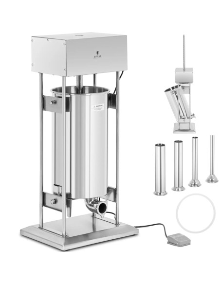 Elektrinis dešrų kimštuvas, vertikalus, 4 piltuvėliai, 25 l, 350 W
 
Elektrinis dešrų kimštuvas, vertikalus, 4 piltuvėliai, 25 l, 350 W